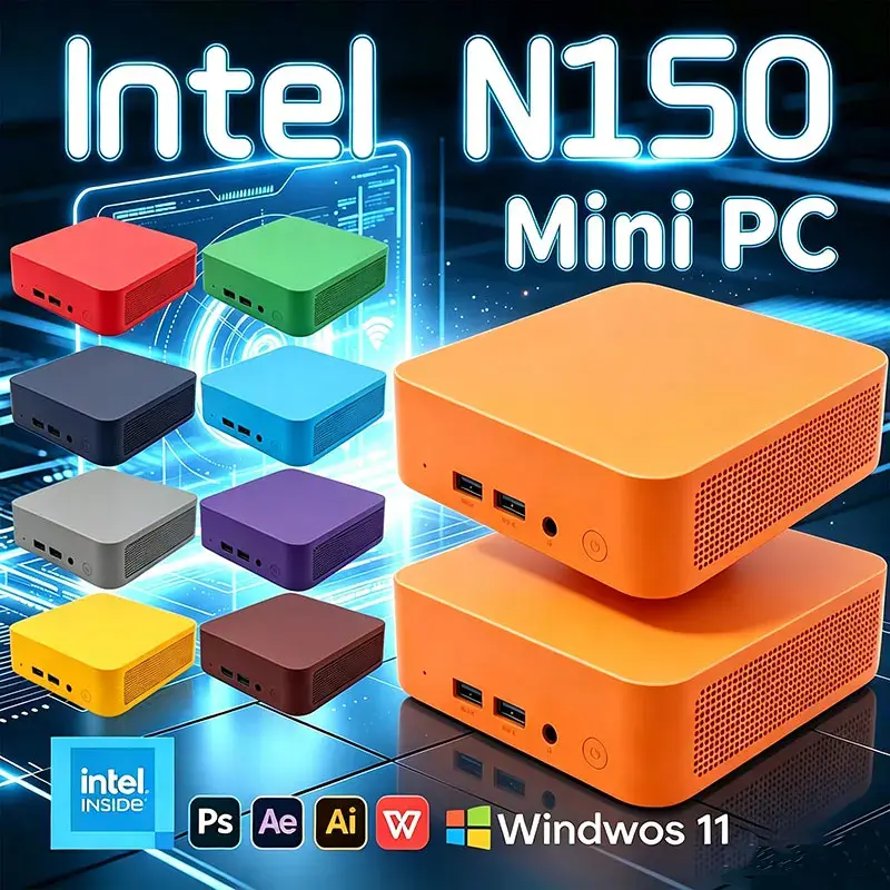 Pc Gaming Intel - Intel N150, Windows 11, мини-ПК, компактный