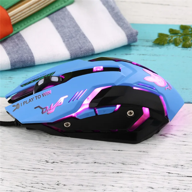Игровая мышь OW с 6 кнопками,  – обзор и цена Pc Gaming Pink